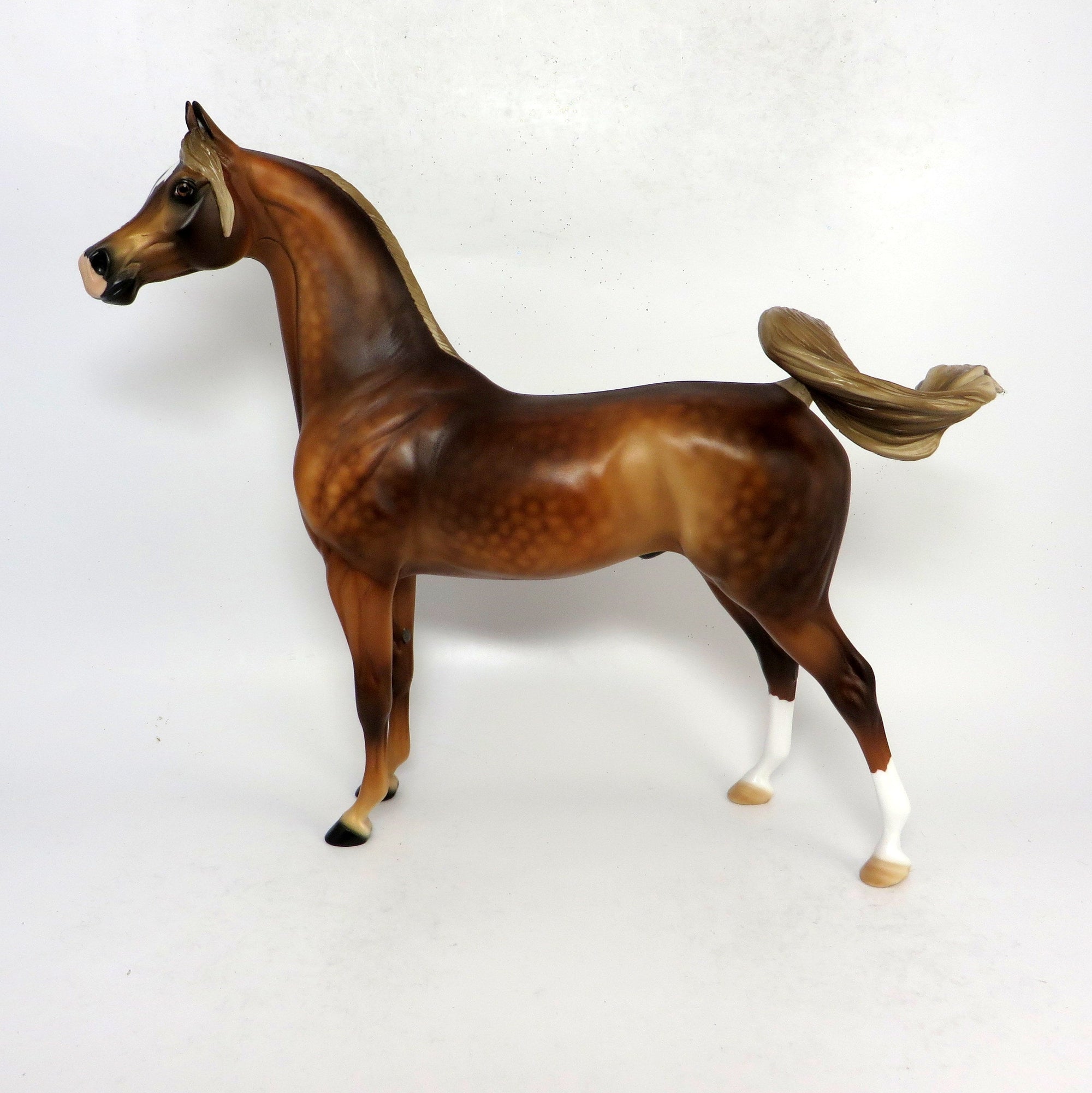 AUTUMN- OOAK DAPPLED CHESTNUT FLAXEN MANE AN TAIL 1-18-19