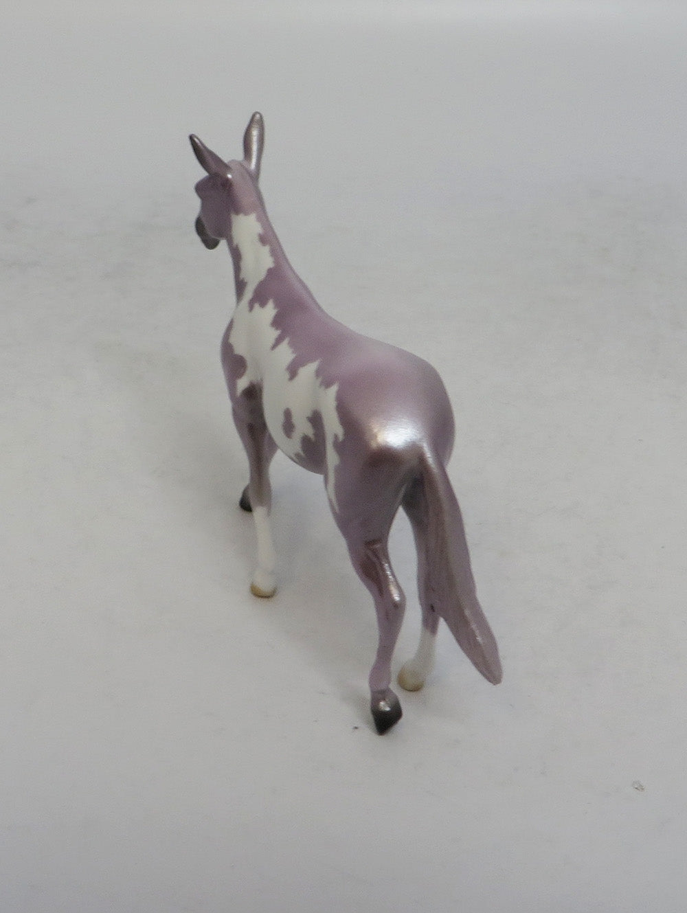 PINK ICE - OOAK PINK METALLIC PINTO MULE CHIP EQ2018