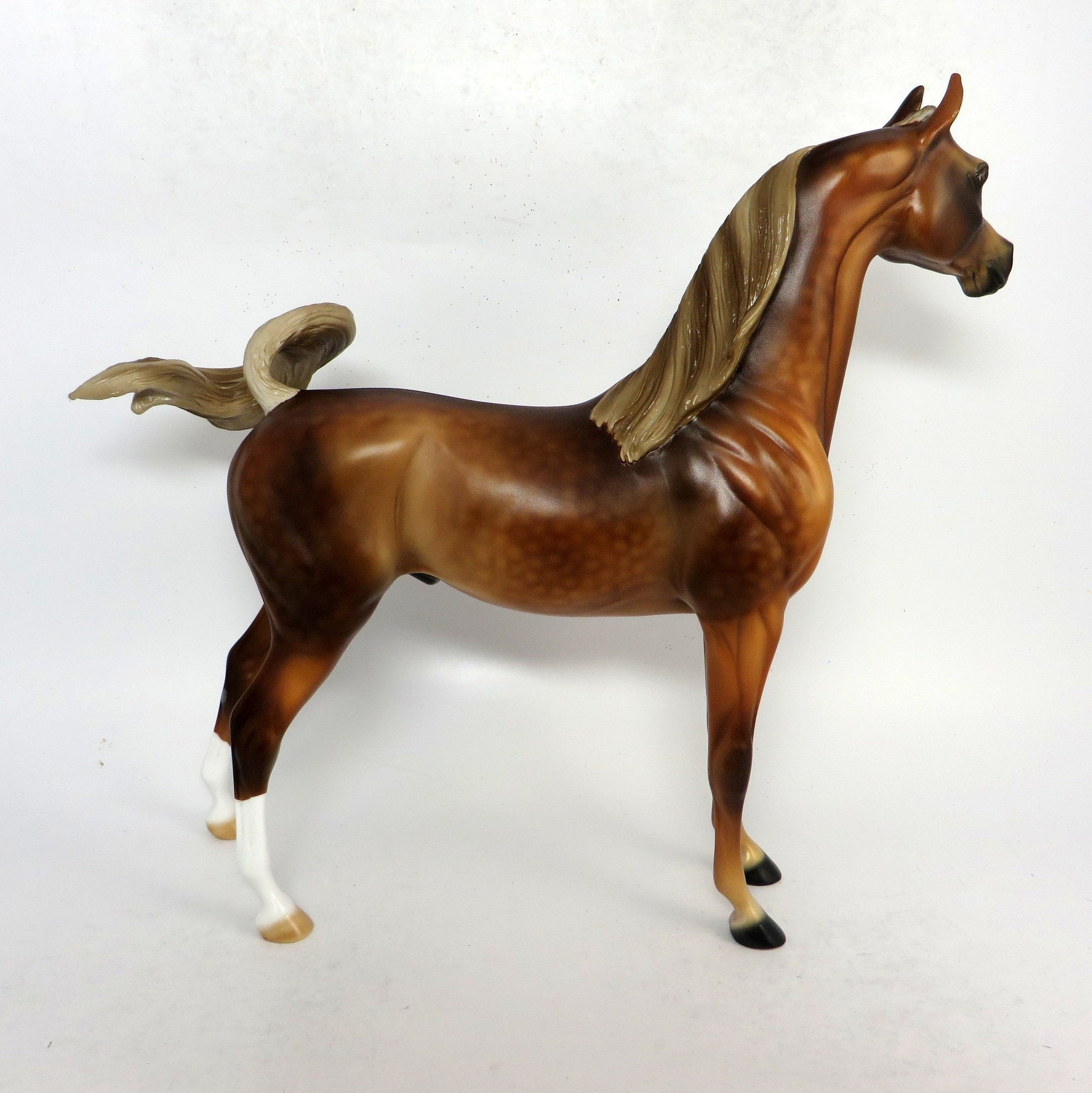 AUTUMN- OOAK DAPPLED CHESTNUT FLAXEN MANE AN TAIL 1-18-19