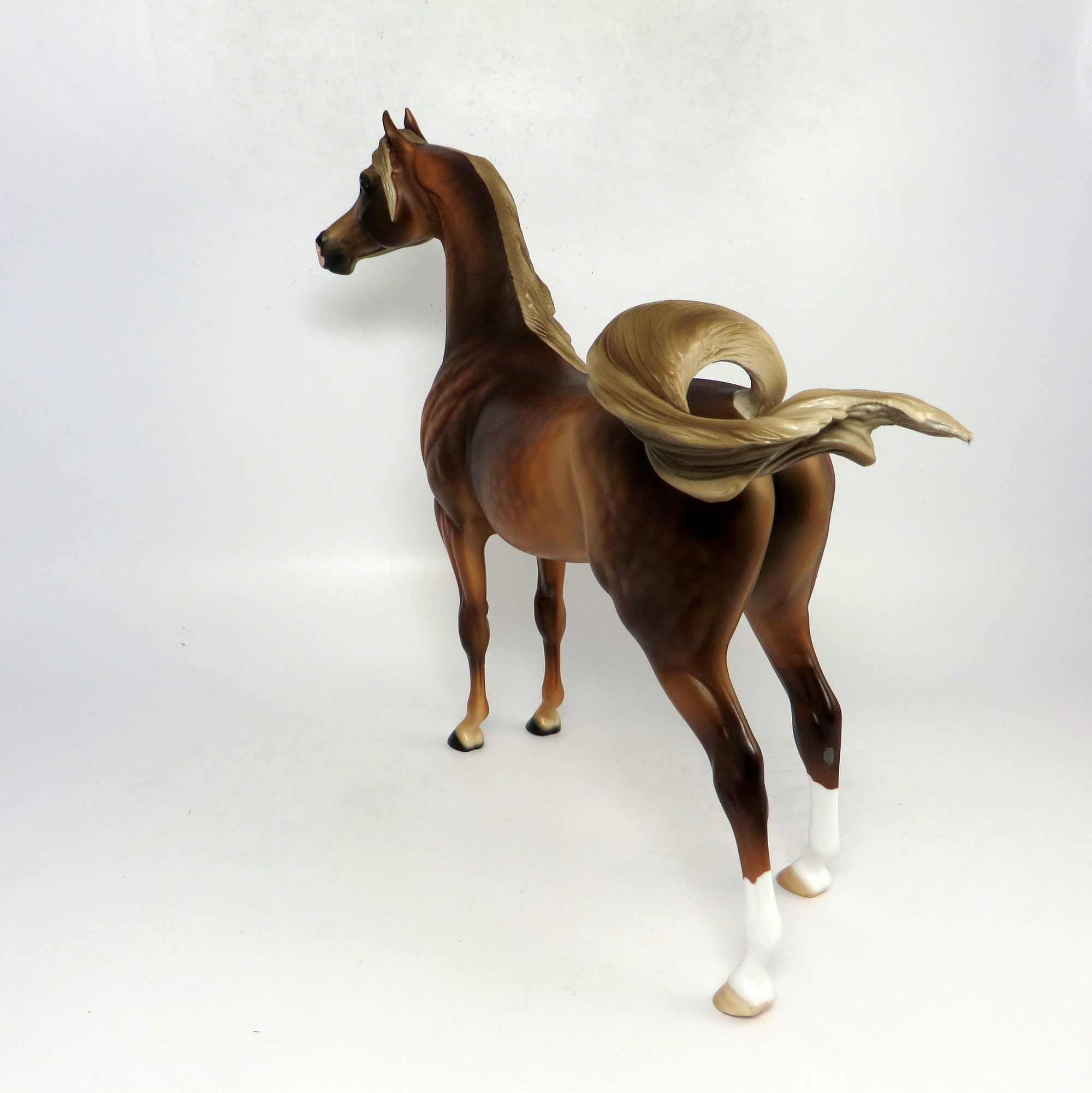 AUTUMN- OOAK DAPPLED CHESTNUT FLAXEN MANE AN TAIL 1-18-19