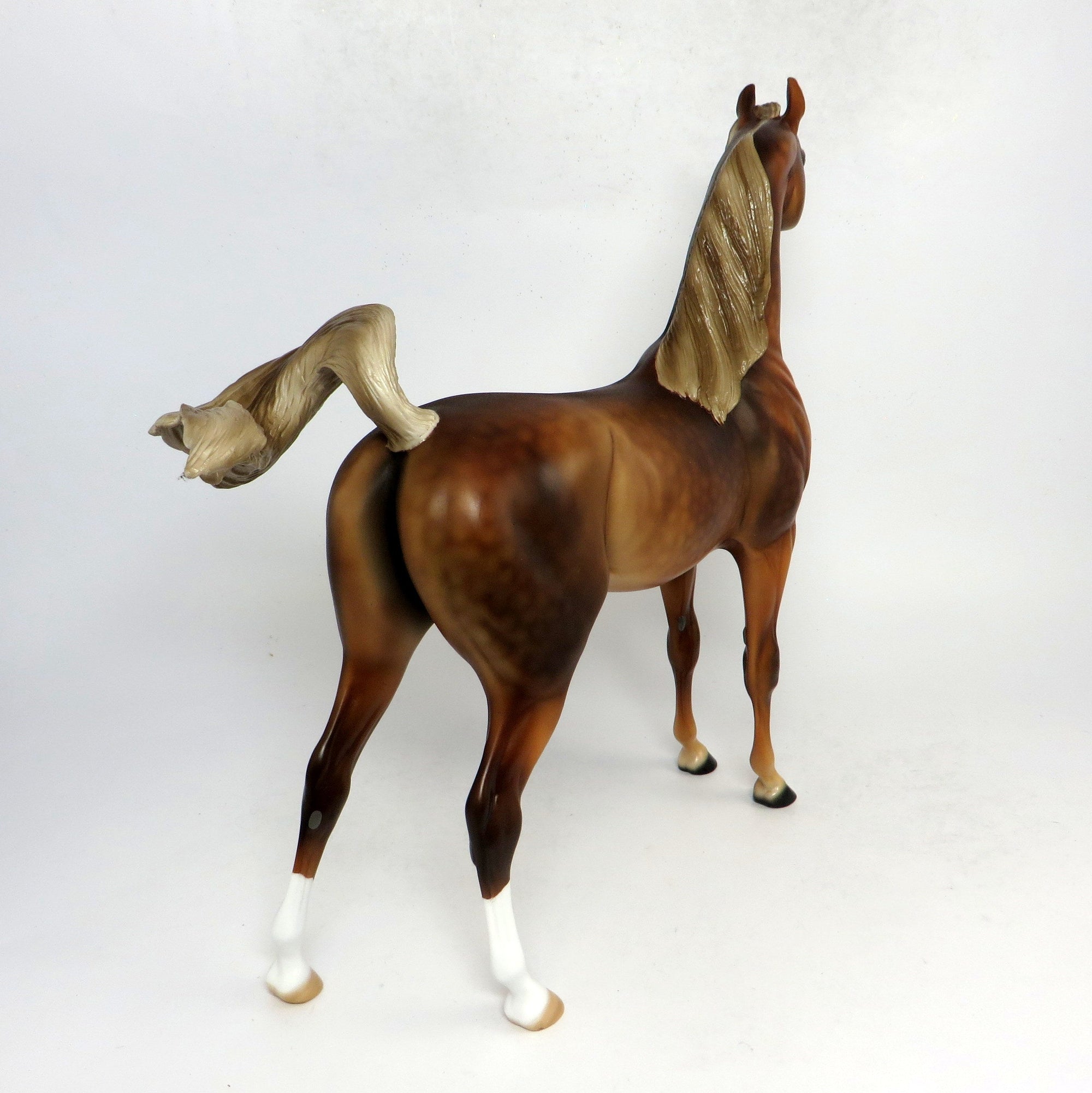 AUTUMN- OOAK DAPPLED CHESTNUT FLAXEN MANE AN TAIL 1-18-19