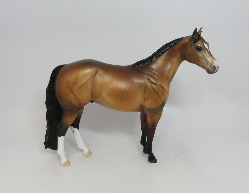 HOT POTENTIAL - LE-4 BUCKSKIN ISH MODEL HORSE BY DAWN QUICK 5/25/18