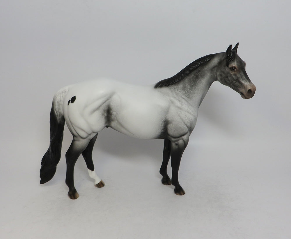 LUKESTER - LE6 BLACK FEW SPOT APPALOOSA ISH MODEL HORSE EQ2018