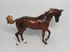 BUTTER BRICKLE-OOAK DAPPLE CHESTNUT THOROUGHBRED MODEL HORSE BY SHERYL LEISURE 6/1/18