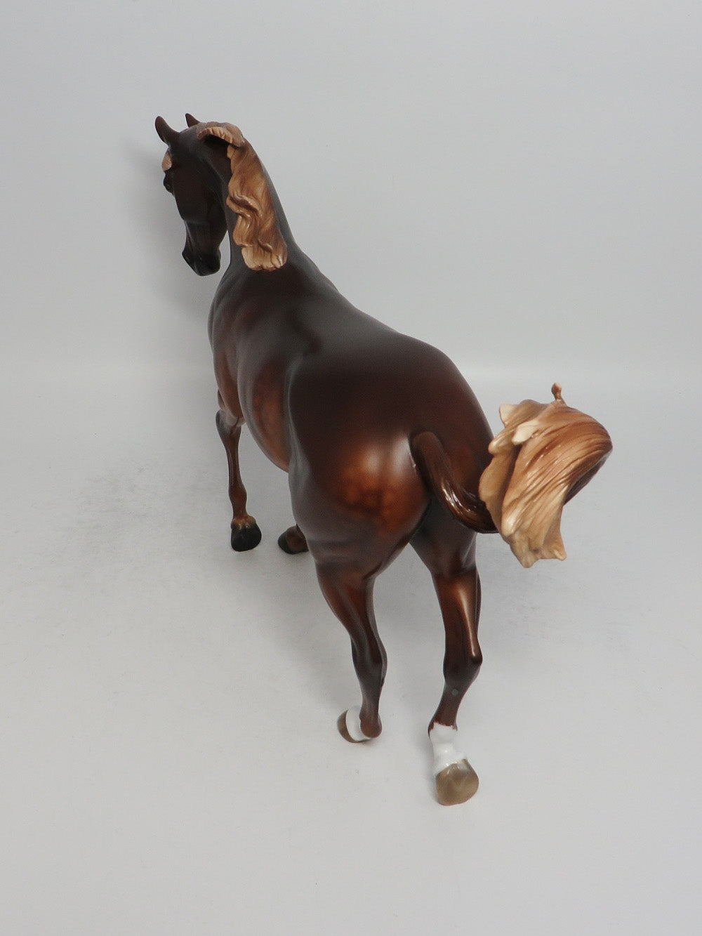 BUTTER BRICKLE-OOAK DAPPLE CHESTNUT THOROUGHBRED MODEL HORSE BY SHERYL LEISURE 6/1/18