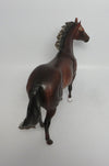 ENGLISH TOFFEE-OOAK STAR DAPPLE SILVER BAY  ISH MODEL HORSE BY SHERYL LEISURE 5/25/18
