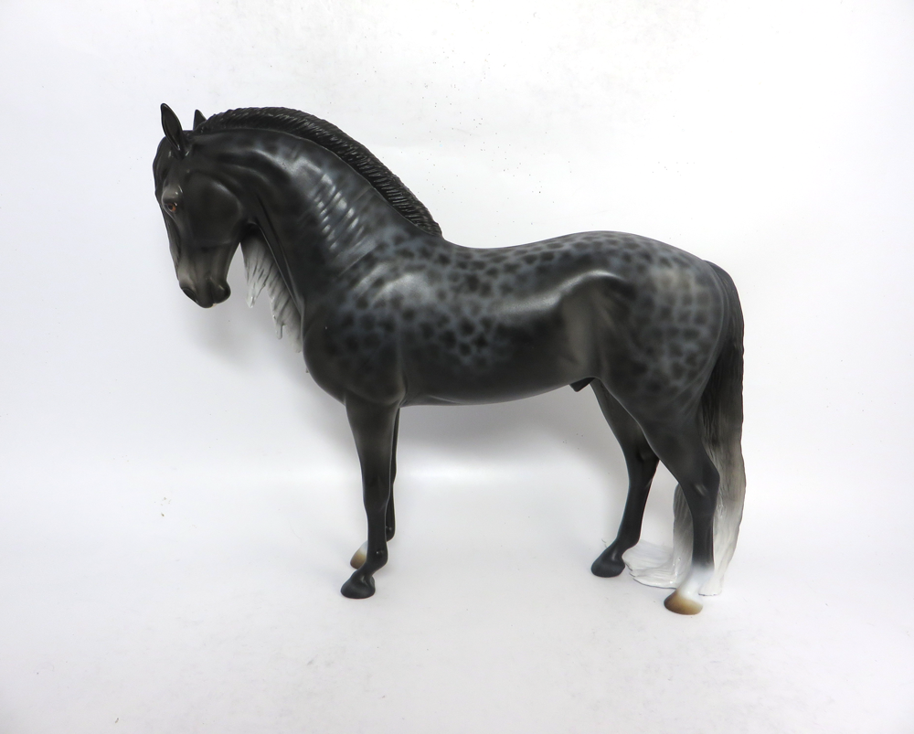 NIBBLES- OOAK REVERSE DAPPLED ANDALUISAN BY AUDREY DIXON SB19