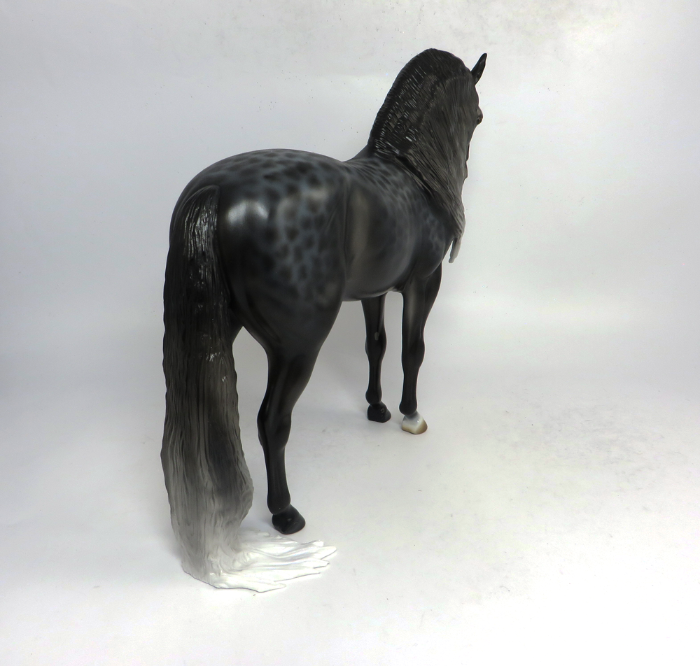 NIBBLES- OOAK REVERSE DAPPLED ANDALUISAN BY AUDREY DIXON SB19