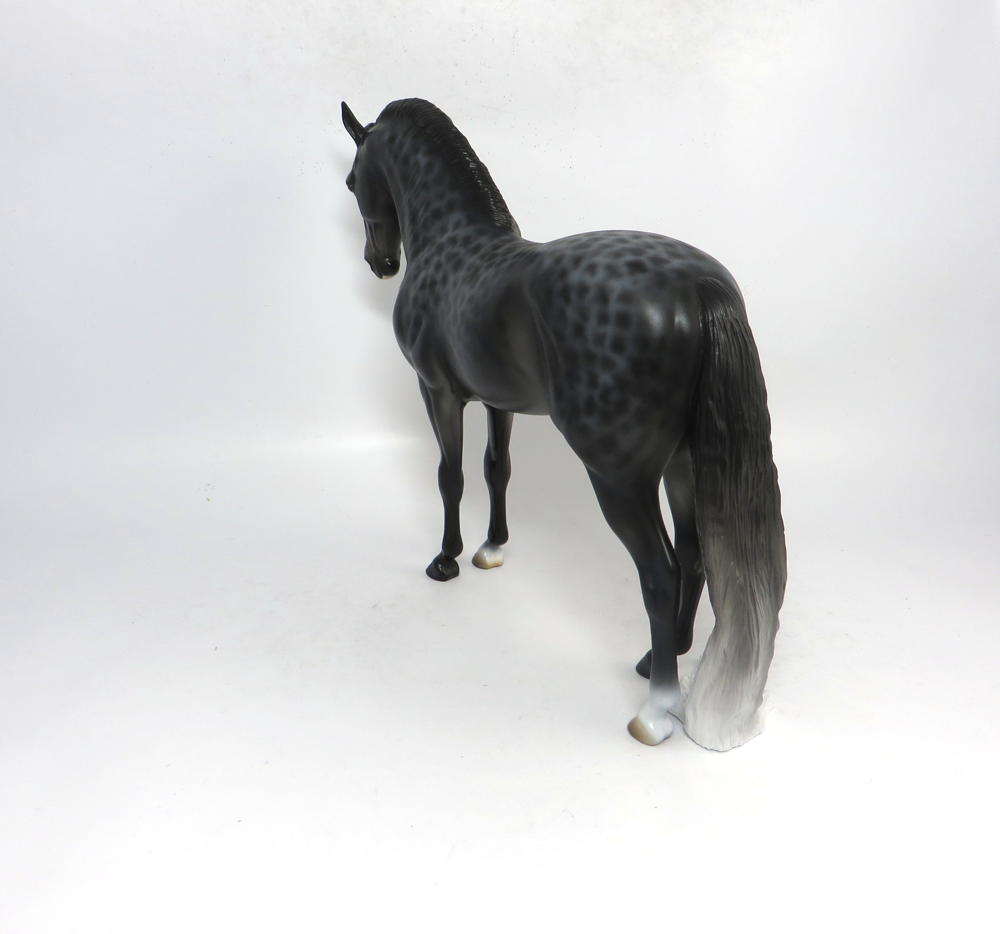 NIBBLES- OOAK REVERSE DAPPLED ANDALUISAN BY AUDREY DIXON SB19