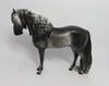 JIK JAK-OOAK STAR DAPPLE DARK GREY  ANDALUSIAN MODEL HORSE BY SHERYL LEISURE 5/25/18