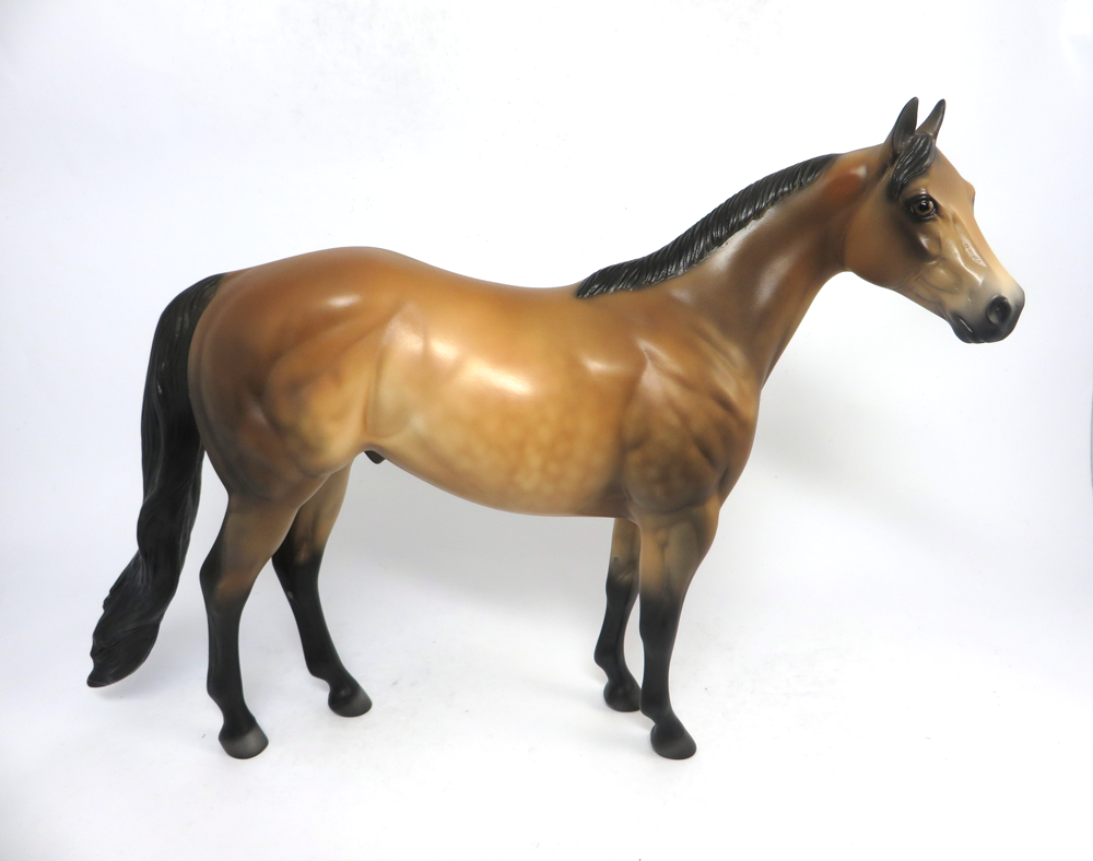 JASPER-  OOAK DAPPLED BUCKSKIN ISH BY JULIE KEIM EA19