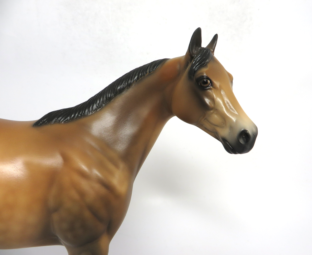 JASPER-  OOAK DAPPLED BUCKSKIN ISH BY JULIE KEIM EA19