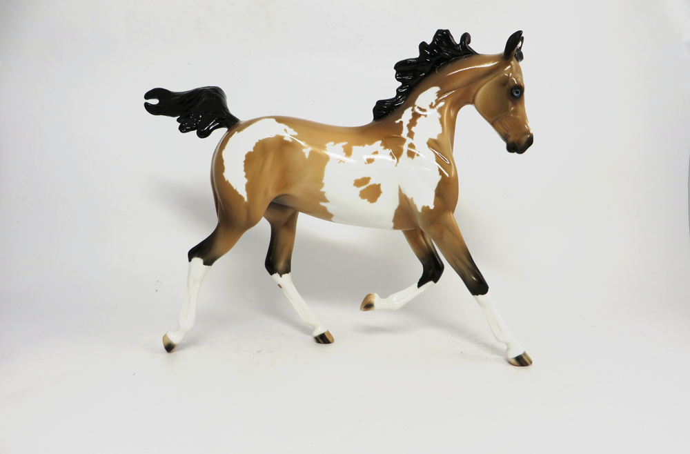 DIXIE CHICK- OOAK BUCKSKIN YEALRING BY JULIE KEIM EA19