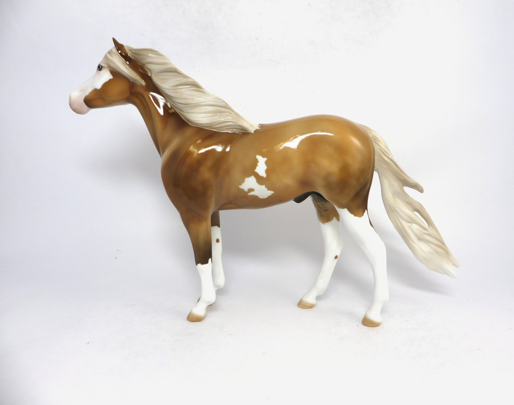 DANNY BOY- OOAK PALOMINO SPANISH MUSTANG BY JULIE KEIM EA19