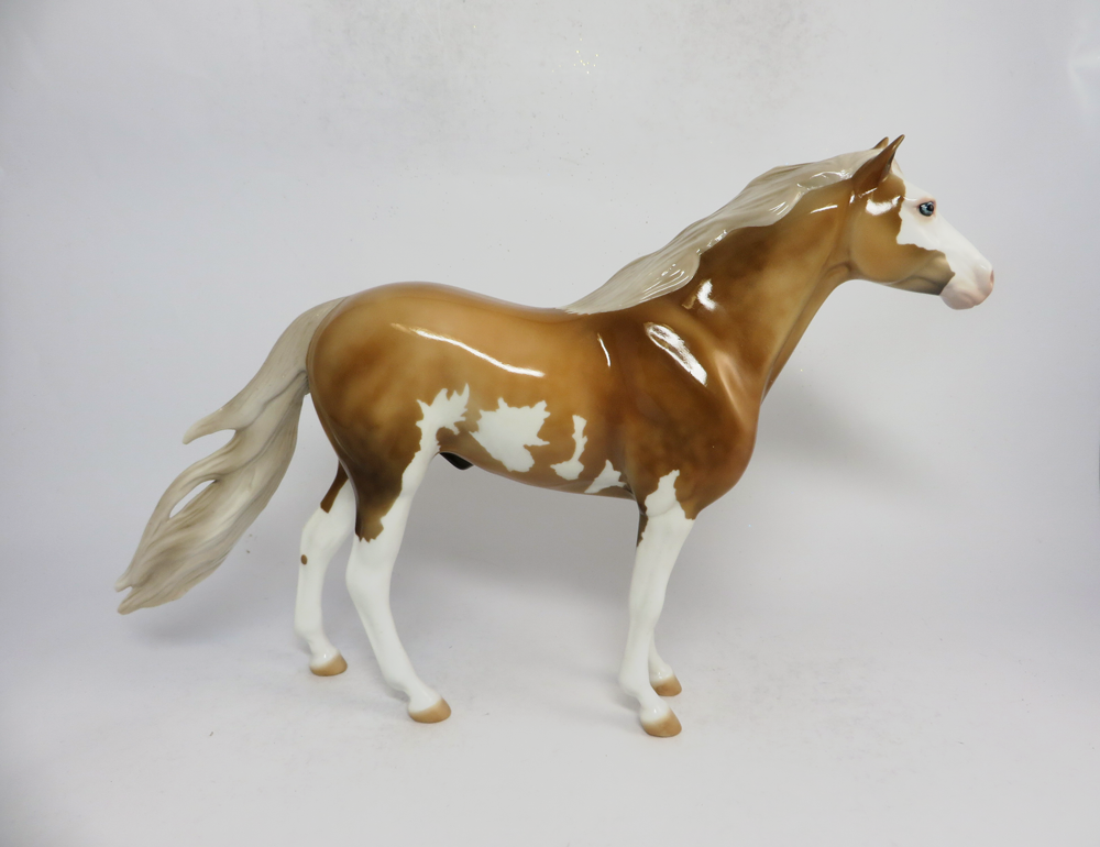 DANNY BOY- OOAK PALOMINO SPANISH MUSTANG BY JULIE KEIM EA19