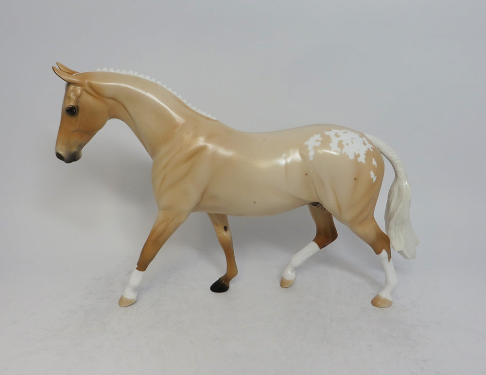 LEMON DROP - LE3 PALOMINO ROAN APPALOOSA PONY MODEL HORSE EQ2018