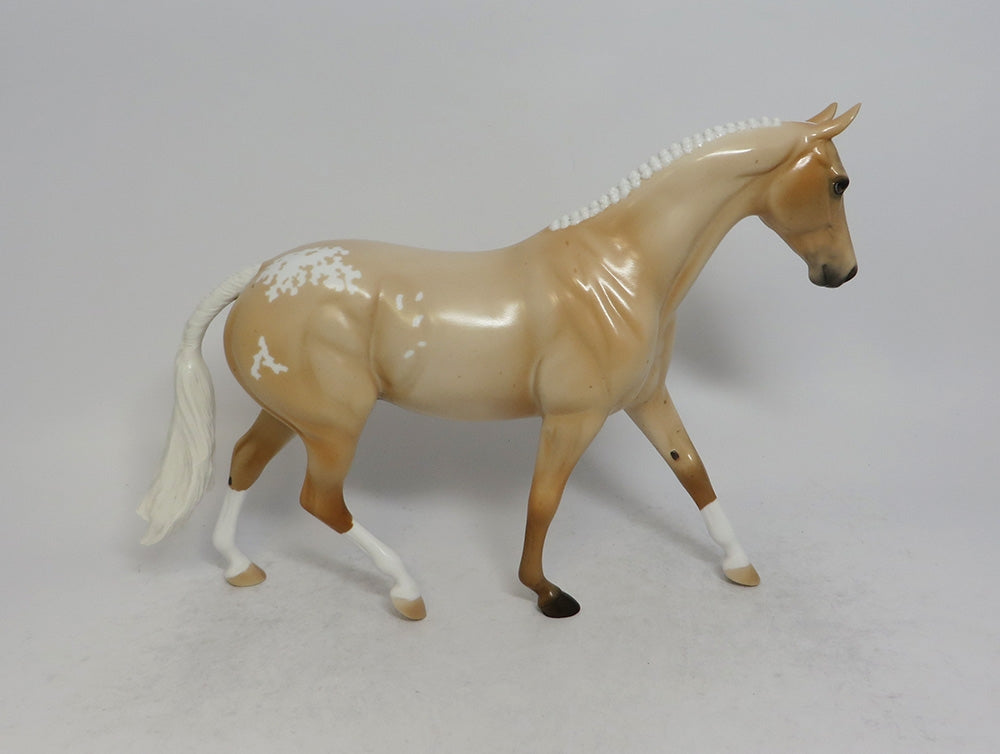 LEMON DROP - LE3 PALOMINO ROAN APPALOOSA PONY MODEL HORSE EQ2018