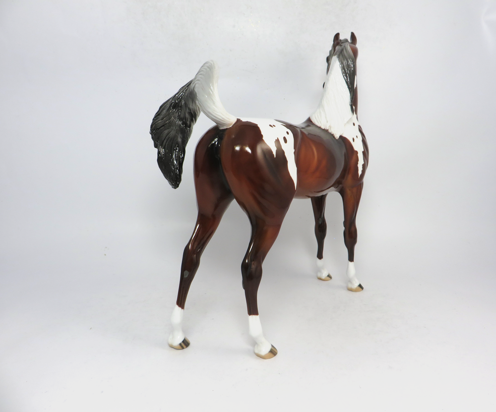 PAISLEY- OOAK DAPPLED BAY ARABIAN MARE BY JULIE KEIM EA19