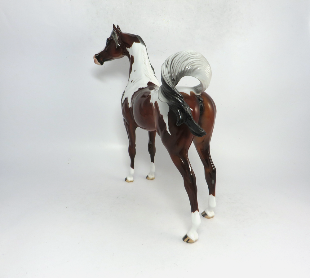 PAISLEY- OOAK DAPPLED BAY ARABIAN MARE BY JULIE KEIM EA19