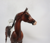 PAISLEY- OOAK DAPPLED BAY ARABIAN MARE BY JULIE KEIM EA19