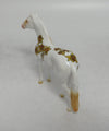 DAPNE - OOAK WHITE AND YELLOW FLOWER DECORATOR ANDALUSIAN CHIP EQ2018
