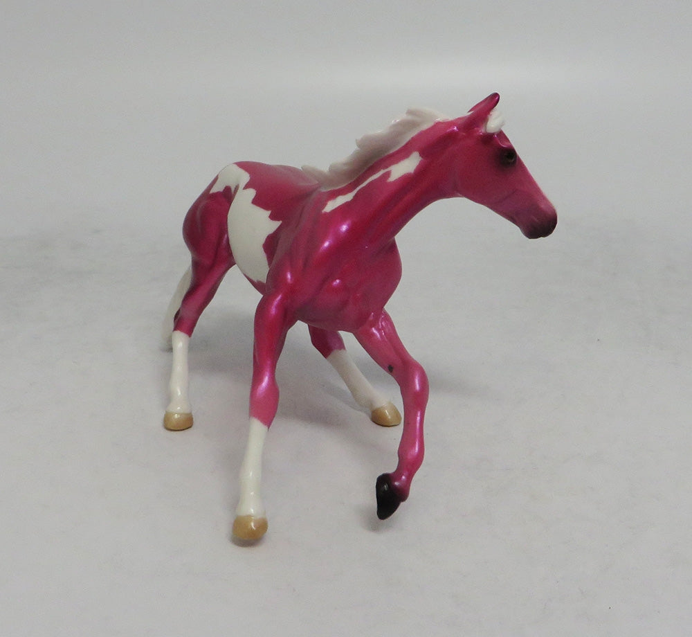 PINKY AND TUSCADERO-PINK PINTO CUTTER WITH BLACK OR WHITE POKA DOT CALF 6.1.18