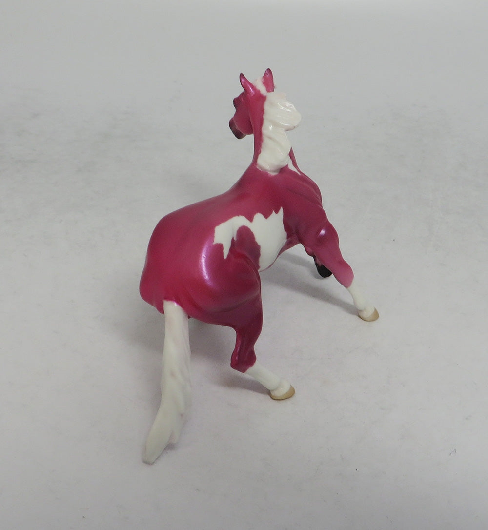 PINKY AND TUSCADERO-PINK PINTO CUTTER WITH BLACK OR WHITE POKA DOT CALF 6.1.18