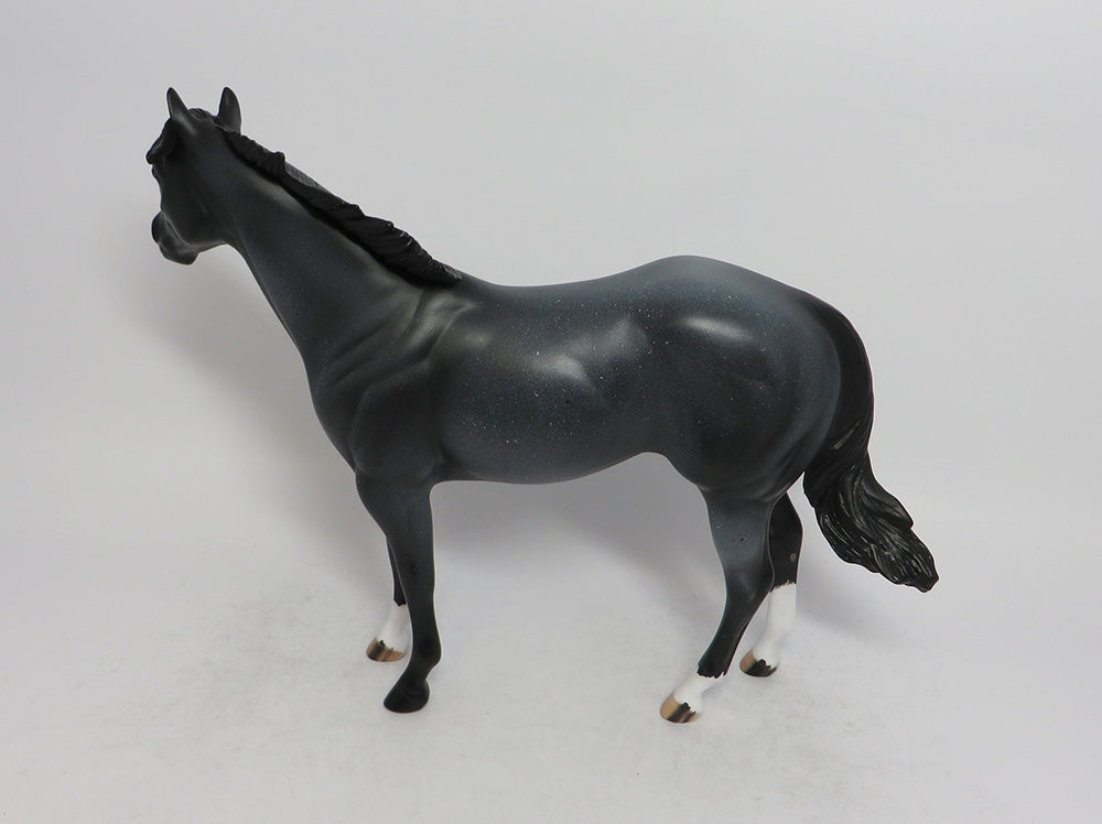 BLUE JEANZ-OOAK BLUE ROAN ISH WITH CUSTOM MANE AND FORELOCK 6/1/18