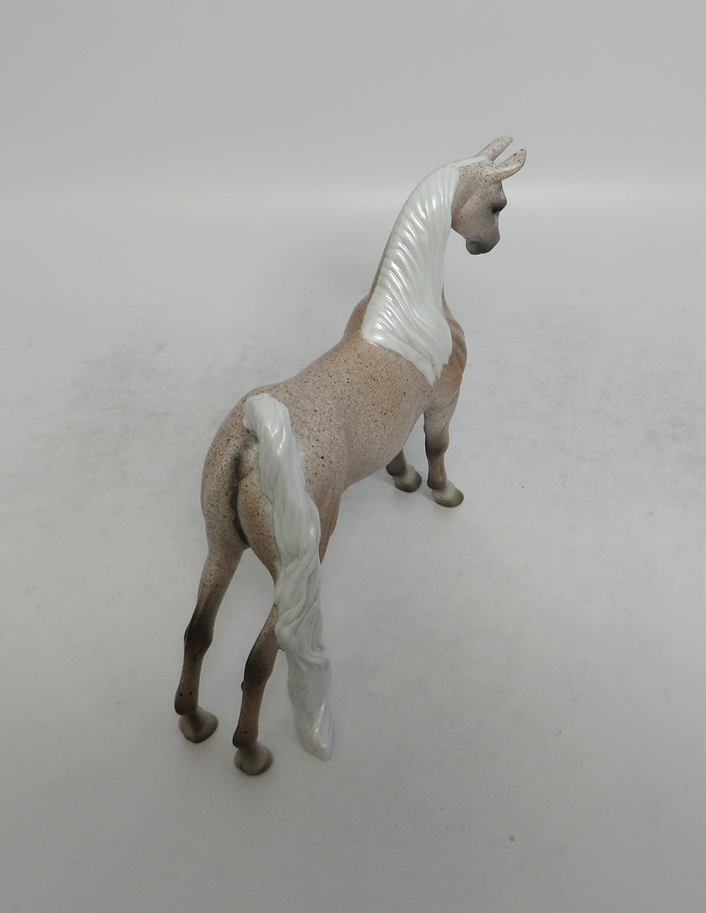 SAILOR MOON - OOAK FLEA BITTEN GREY PEBBLES MODEL HORSE EQ2018