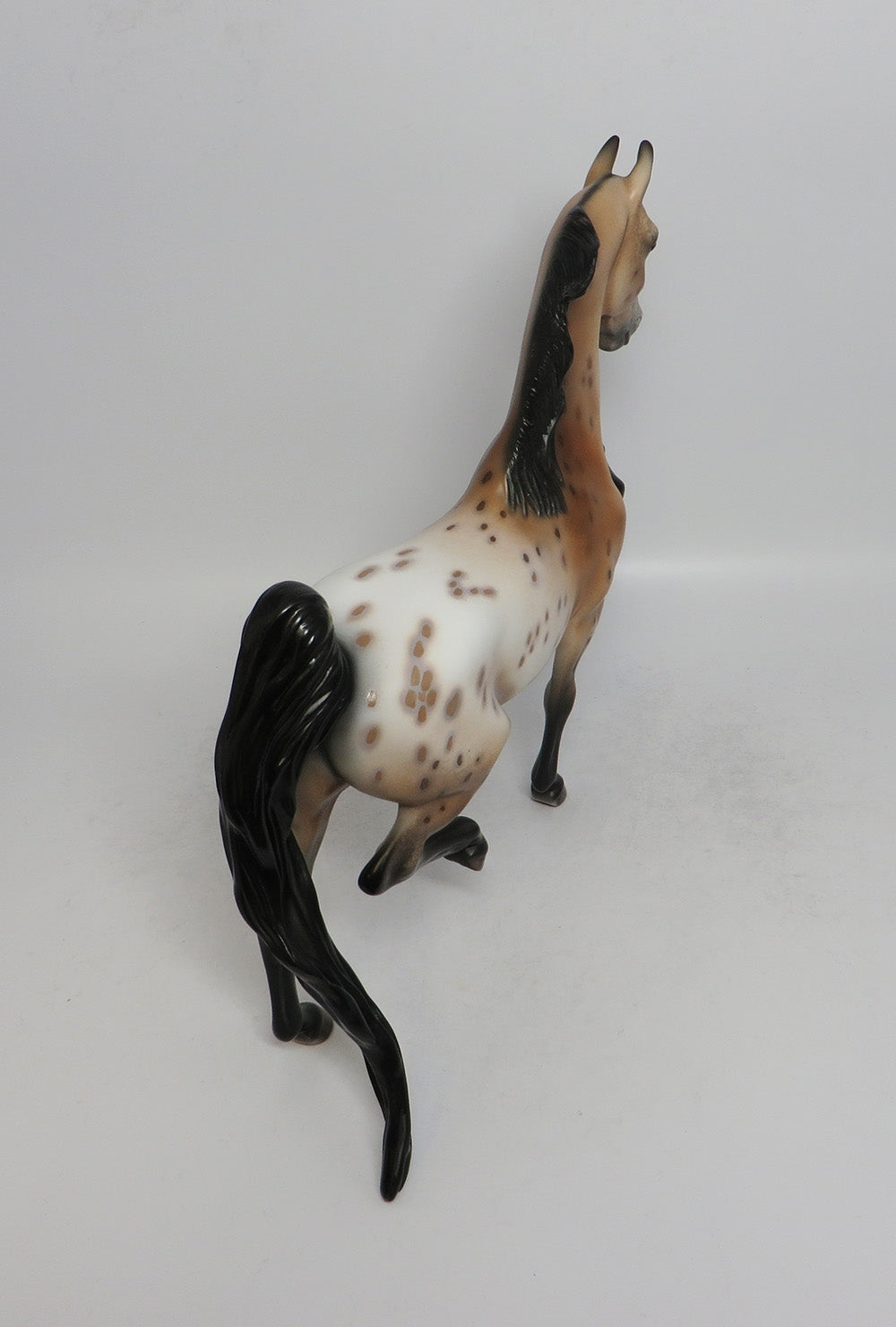 ON BROADWAY-OOAK BUCKSKIN SADDLEBRED MODEL HORSE BY DAWN QUICK 6/1/18