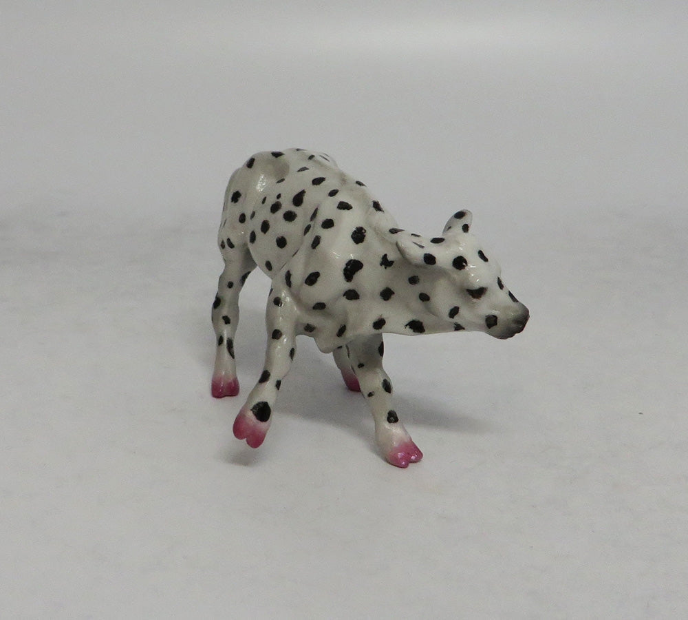 PINKY AND TUSCADERO-PINK PINTO CUTTER WITH BLACK OR WHITE POKA DOT CALF 6.1.18