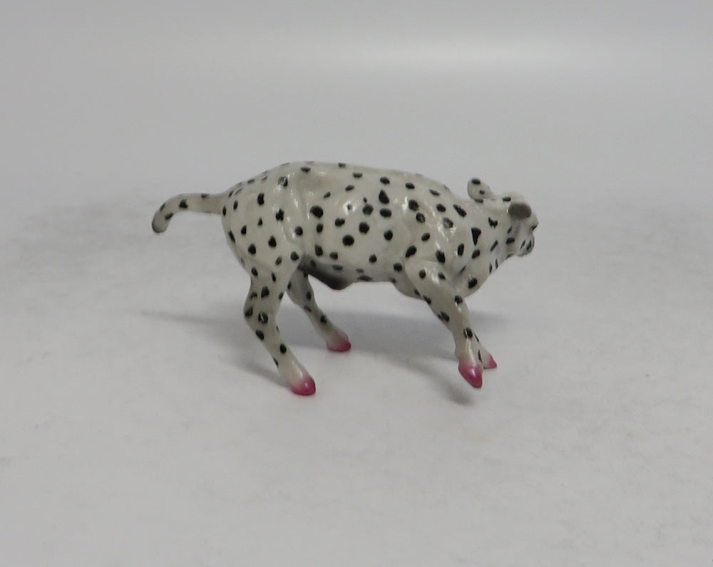 PINKY AND TUSCADERO-PINK PINTO CUTTER WITH BLACK OR WHITE POKA DOT CALF 6.1.18