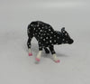 PINKY AND TUSCADERO-PINK PINTO CUTTER WITH BLACK OR WHITE POKA DOT CALF 6.1.18