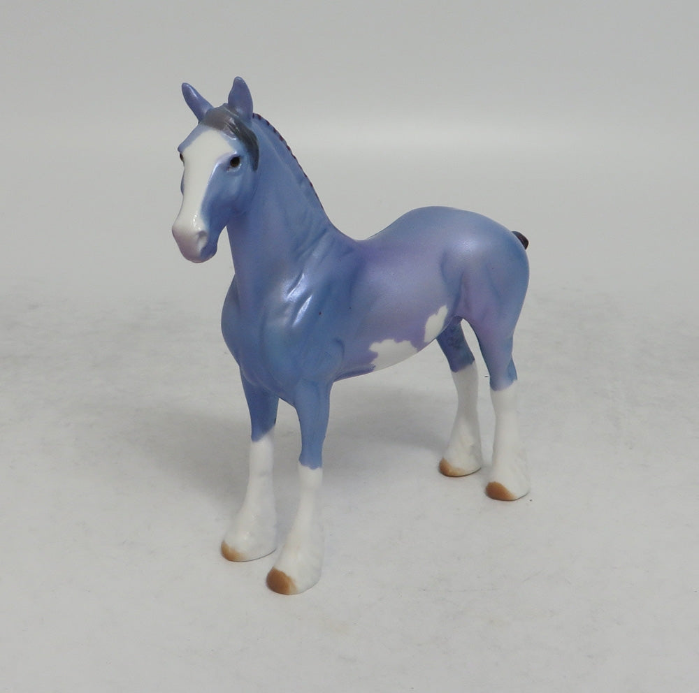 SKYE HIGH - OOAK PURPLE DECORATOR PINTO DRAFT CHIP EQ2018