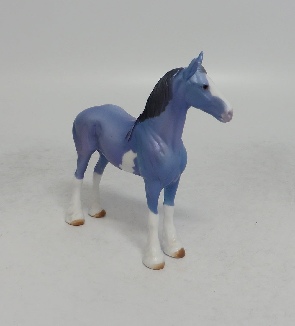 SKYE HIGH - OOAK PURPLE DECORATOR PINTO DRAFT CHIP EQ2018