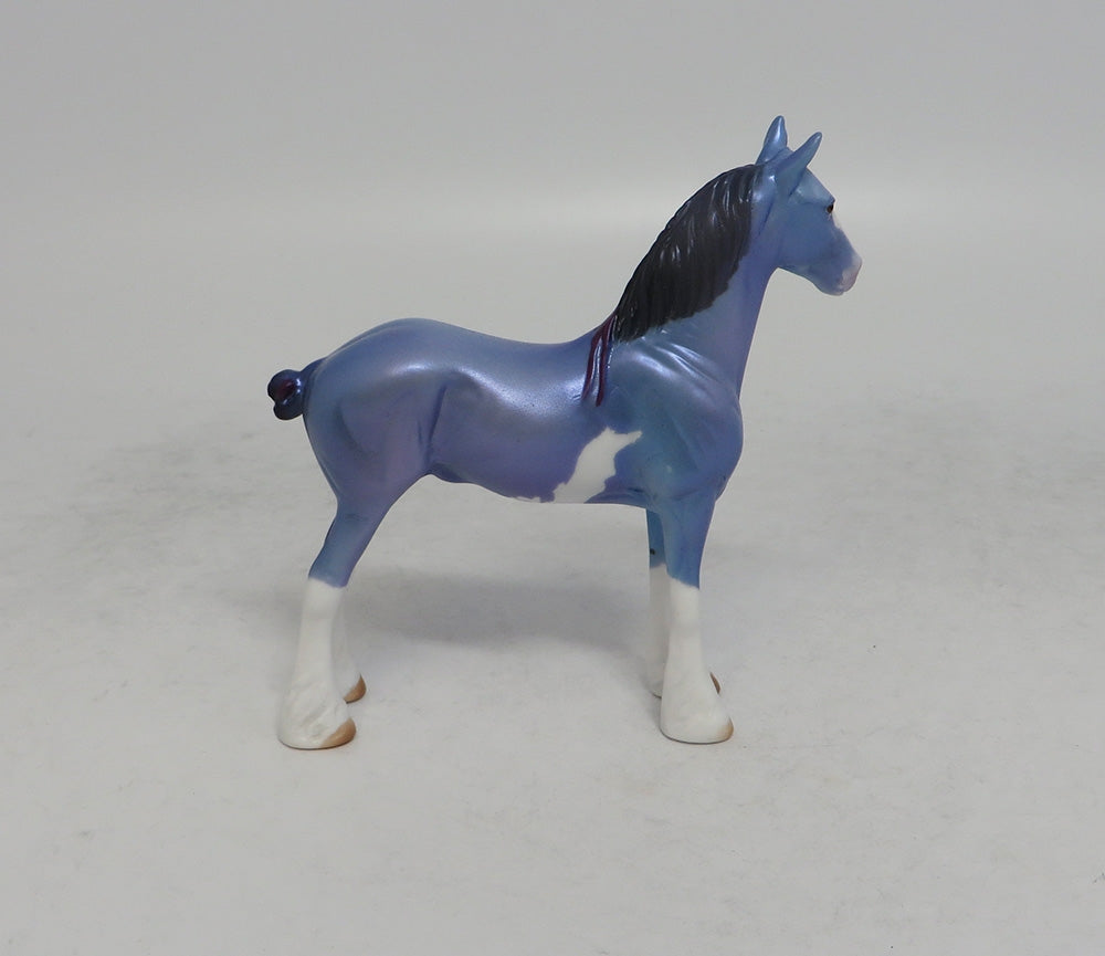 SKYE HIGH - OOAK PURPLE DECORATOR PINTO DRAFT CHIP EQ2018