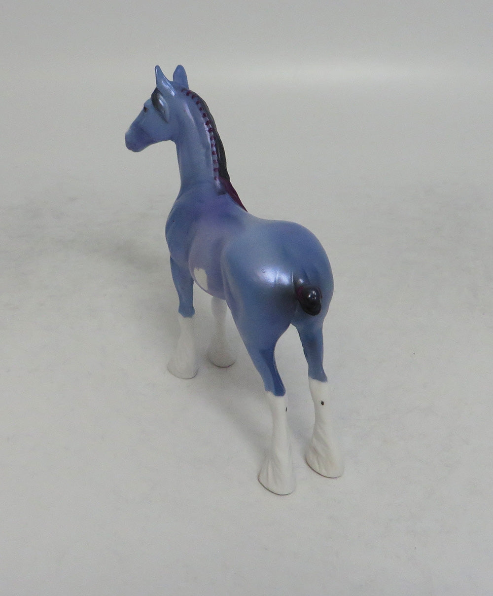 SKYE HIGH - OOAK PURPLE DECORATOR PINTO DRAFT CHIP EQ2018