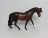 BLACK CHERRY COBBLER-OOAK STAR DAPPLE BAY PONY MODEL HORSE BY SHERYL LEISURE 6/6/18