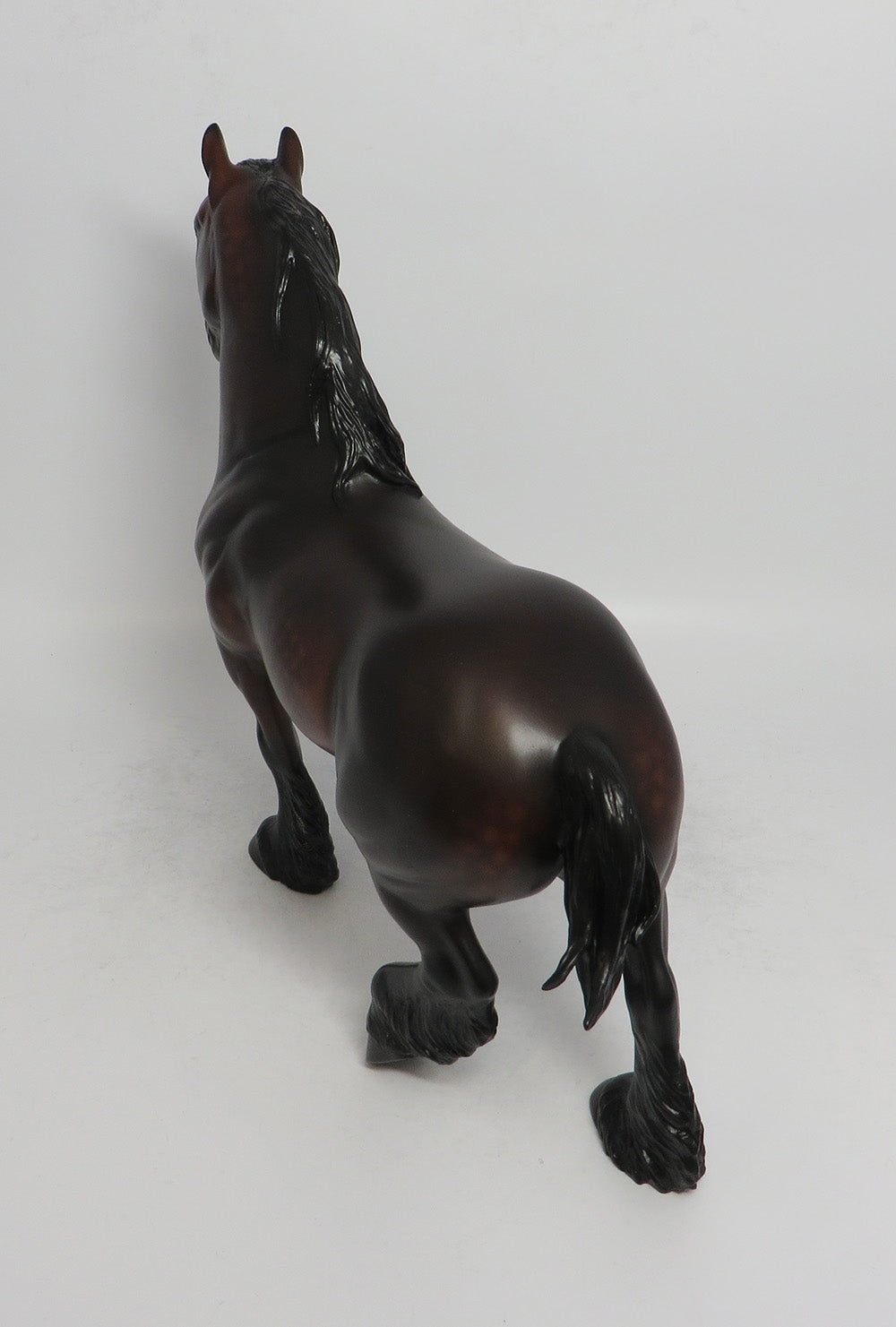 MISSISSIPPI MUD-OOAK STAR DAPPLE BAY TROTTING DRAFTER MODEL HORSE BY SHERYL LEISURE 6/6/2018