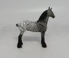 SKITTLES-OOAK LOUD APPALOOSA STANDING DRAFT MODEL HORSE 6/22/18 EQ 2018