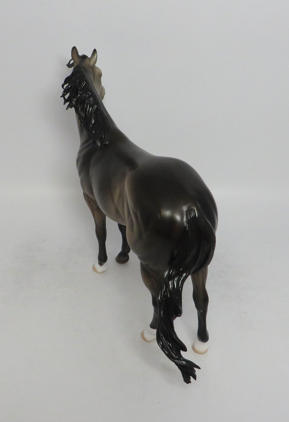 VENOM-OOAK CUSTOM DAPPLE SOOTY BUCKSKIN ISH MODEL HORSE BY DAWN QUICK 6/8/18