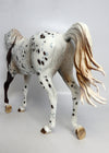 HOT SPOT-OOAK LOUD CHESTNUT APPALOOSA THOROUGHBRED CM MANE AND TAIL BY DAWN EQ 2018