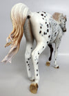 HOT SPOT-OOAK LOUD CHESTNUT APPALOOSA THOROUGHBRED CM MANE AND TAIL BY DAWN EQ 2018