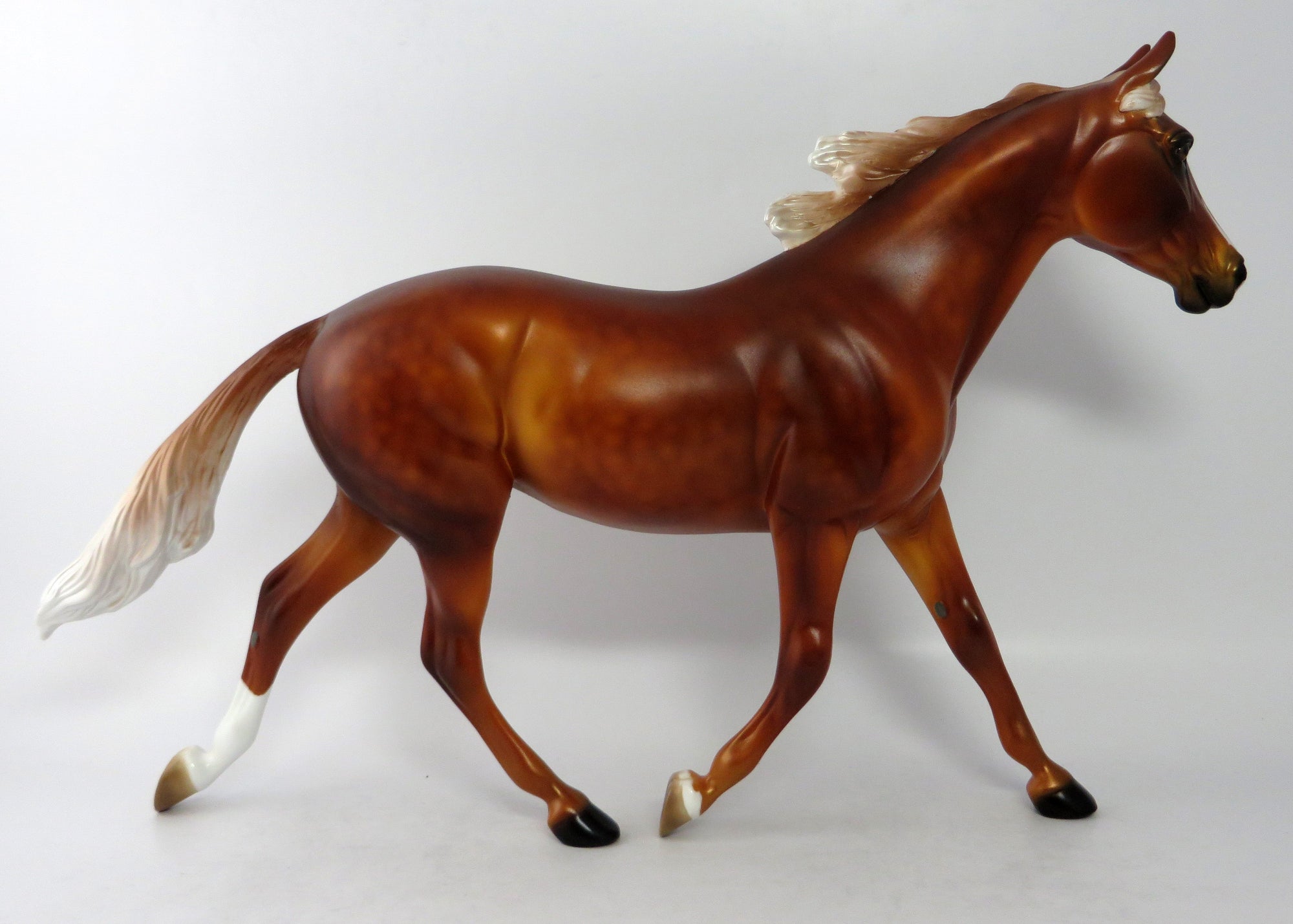 LOLA-OOAK DAPPLE SOOTY PALOMINO PALOUSE MODEL HORSE 6/19/2018