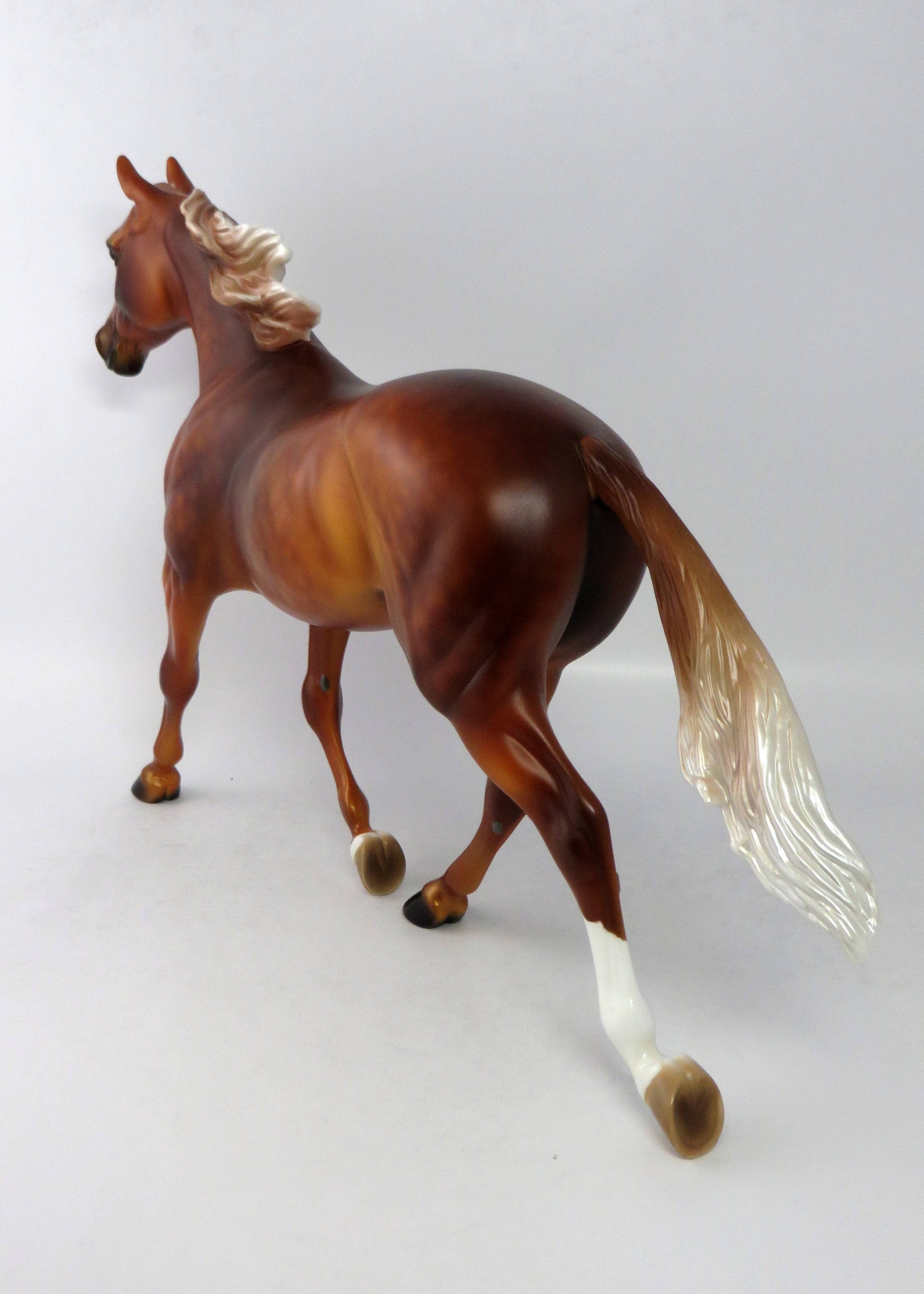 LOLA-OOAK DAPPLE SOOTY PALOMINO PALOUSE MODEL HORSE 6/19/2018