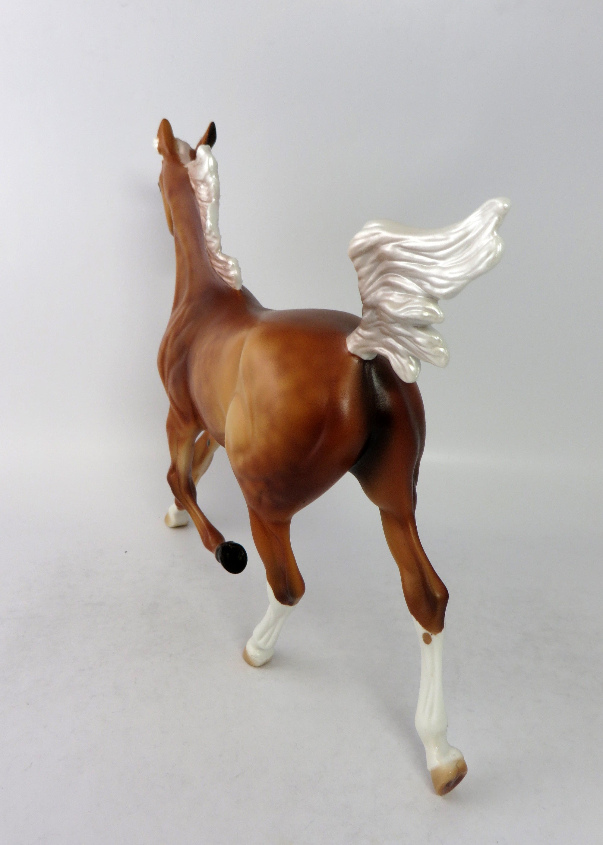 OPHELIA-OOAK DAPPLE PALOMINO YEARLING MODEL HORSE 6/19/18