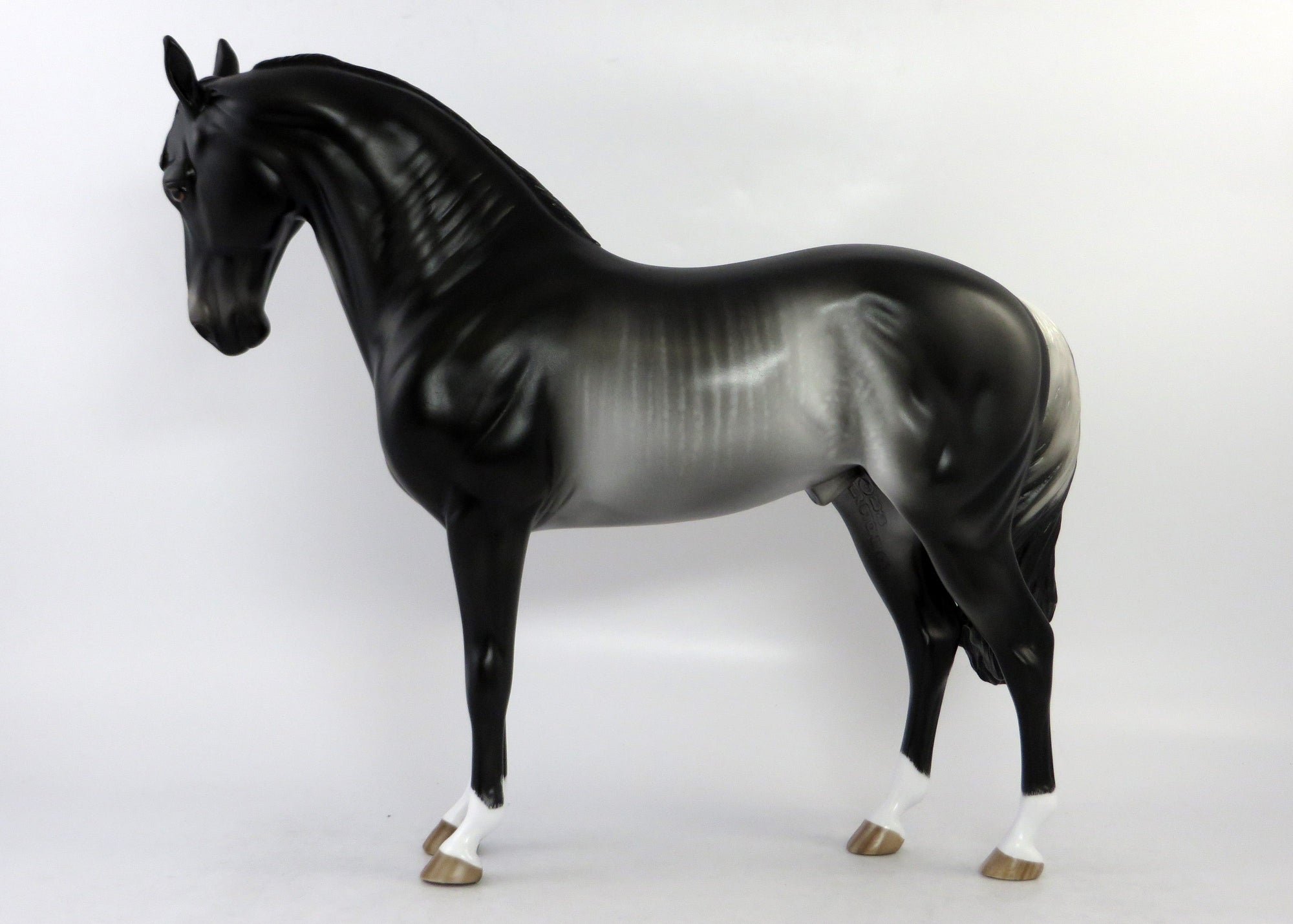 HAMLET-OOAK RABICANO ANDALUSIAN MODEL HORSE BY SHERYL LEISURE EQ 2018