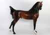 GRIFFIN-OOAK DAPPLE BAY ARABIAN MODEL HORSE 6/15/18