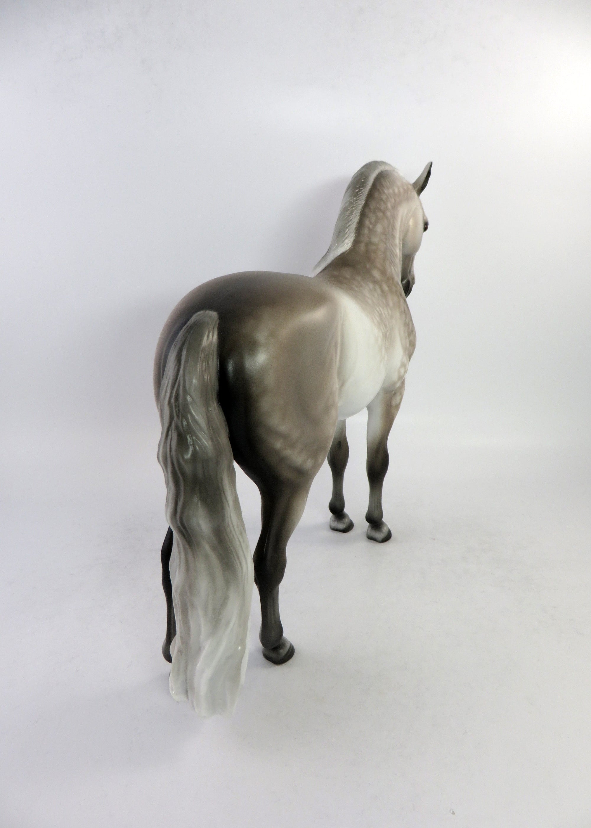 GENTRY-OOAK DAPPLE GREY ANDALUSIAN MODEL HORSE 6/15/18