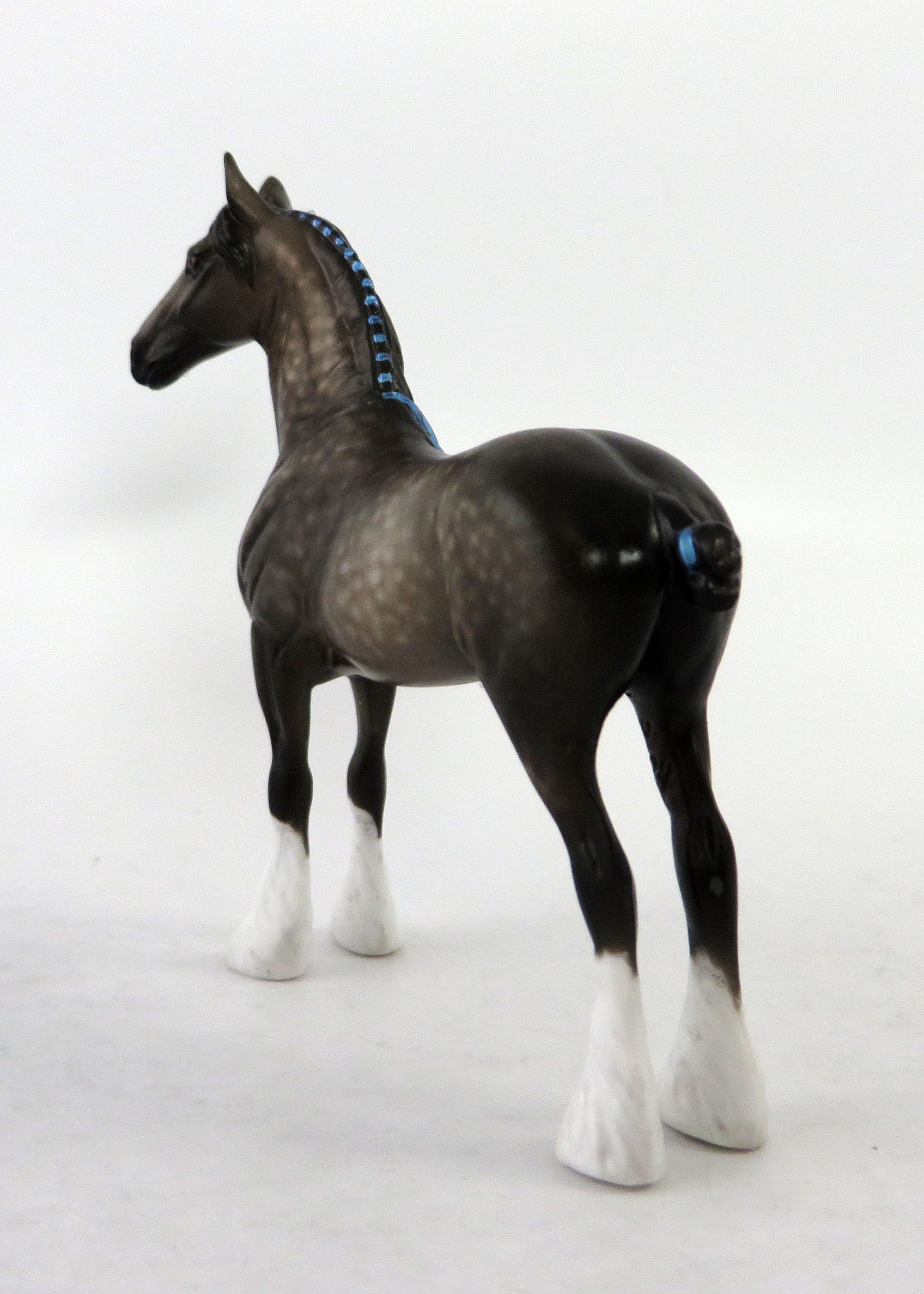 COLBURN-OOAK DAPPLE GREY STANDING DRAFT CHIP BY SHERYL LEISURE 6/15/18